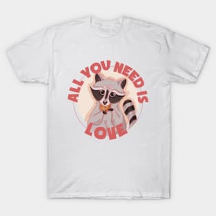 Love Raccoon T-Shirt